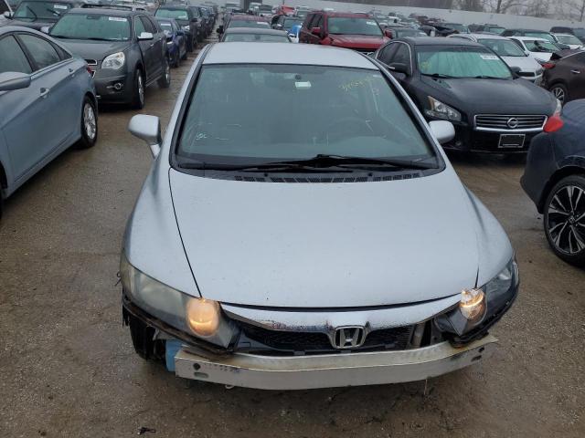 19XFA1F55BE028869 - 2011 HONDA CIVIC LX SILVER photo 5