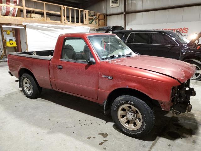 1FTYR10U61TA70250 - 2001 FORD RANGER RED photo 4