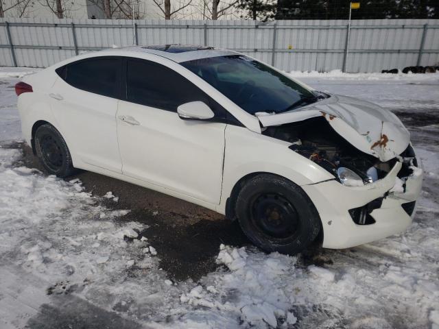 5NPDH4AE1DH378588 - 2013 HYUNDAI ELANTRA GLS WHITE photo 4