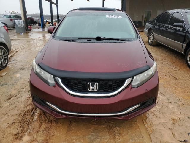 19XFB2F8XDE082975 - 2013 HONDA CIVIC EX MAROON photo 5