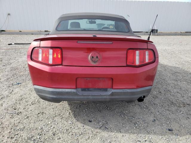 1ZVBP8EN2A5142486 - 2010 FORD MUSTANG RED photo 6