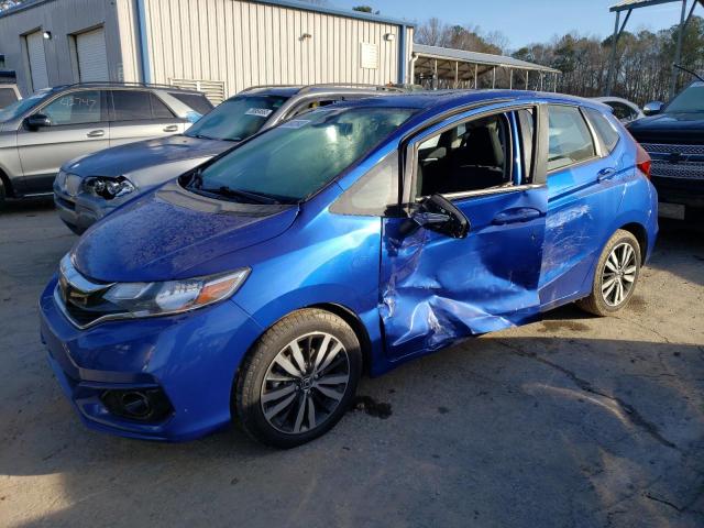 3HGGK5H82KM748945 - 2019 HONDA FIT EX BLUE photo 1