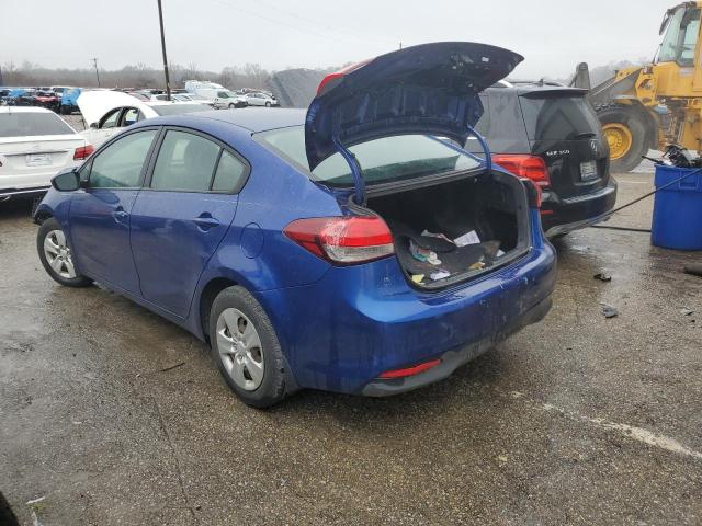 3KPFK4A74JE167459 - 2018 KIA FORTE LX BLUE photo 2