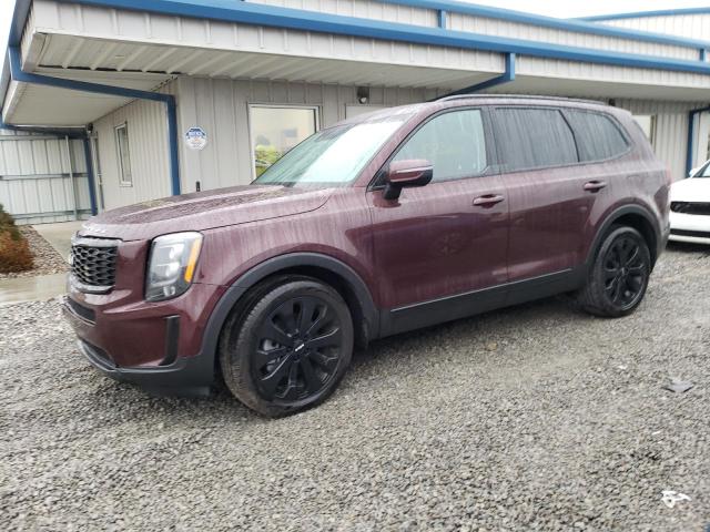 5XYP34HC6NG195180 - 2022 KIA TELLURIDE EX MAROON photo 1