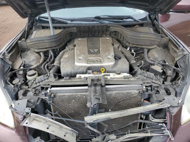 JN1AJ0HRXCM453644 - 2012 INFINITI EX35 BASE Բորդո լուսանկար 12