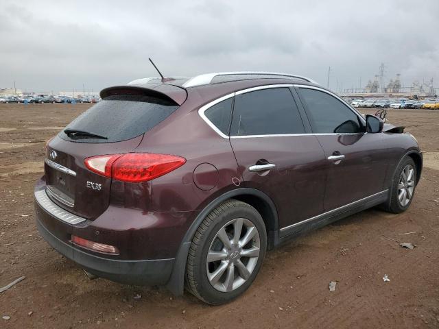 JN1AJ0HRXCM453644 - 2012 INFINITI EX35 BASE Բորդո լուսանկար 3