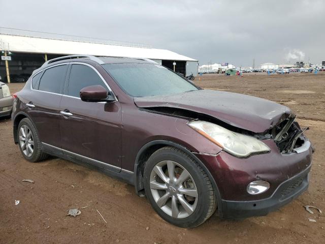 JN1AJ0HRXCM453644 - 2012 INFINITI EX35 BASE BURGUNDY photo 4