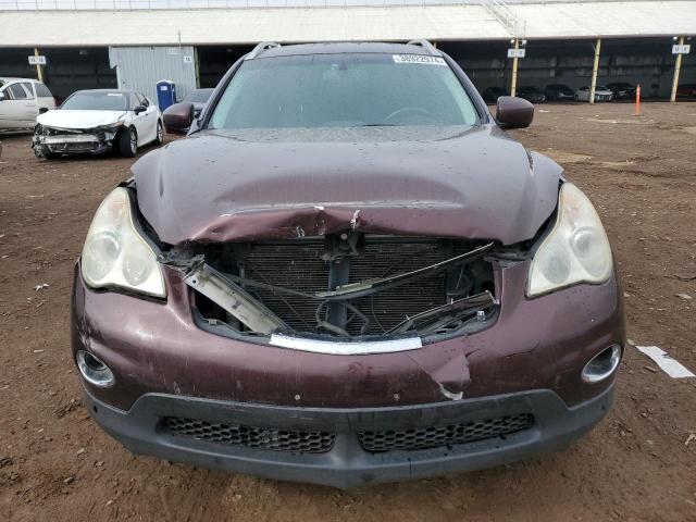 JN1AJ0HRXCM453644 - 2012 INFINITI EX35 BASE Բորդո լուսանկար 5