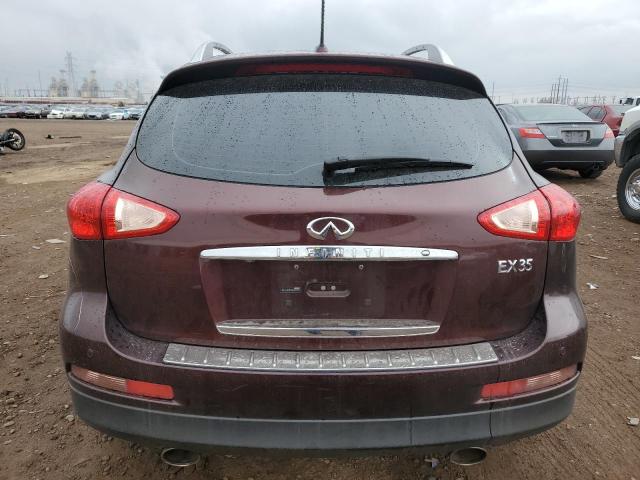 JN1AJ0HRXCM453644 - 2012 INFINITI EX35 BASE BURGUNDY photo 6