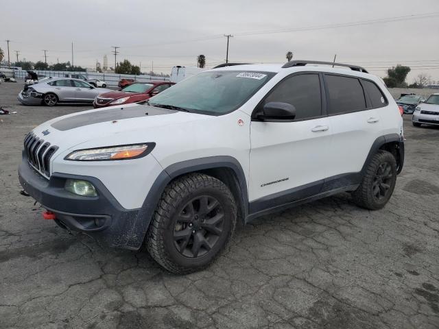 1C4PJMBS5GW155295 - 2016 JEEP CHEROKEE TRAILHAWK WHITE photo 1
