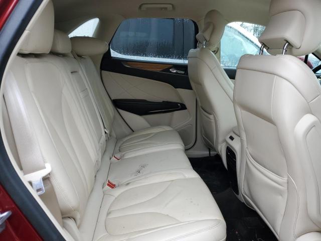 5LMCJ2D97GUJ00848 - 2016 LINCOLN MKC SELECT 勃艮第红 照片 11