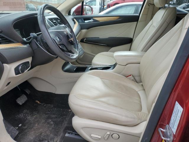 5LMCJ2D97GUJ00848 - 2016 LINCOLN MKC SELECT 勃艮第红 照片 7