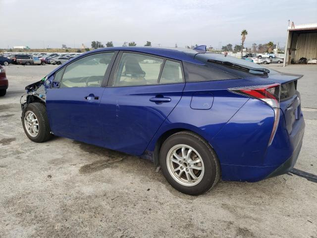 JTDKBRFU1G3513333 - 2016 TOYOTA PRIUS BLUE photo 2