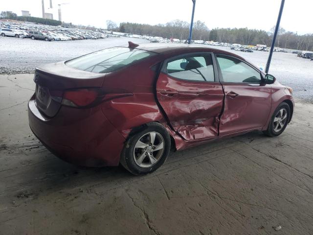 5NPDH4AE6EH534898 - 2014 HYUNDAI ELANTRA SE BURGUNDY photo 3