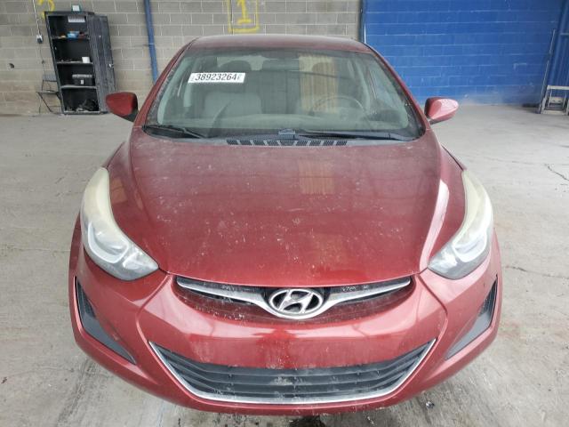 5NPDH4AE6EH534898 - 2014 HYUNDAI ELANTRA SE BURGUNDY photo 5