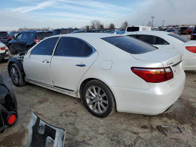 JTHCL5EFXA5005174 - 2010 LEXUS LS 460 WHITE photo 2