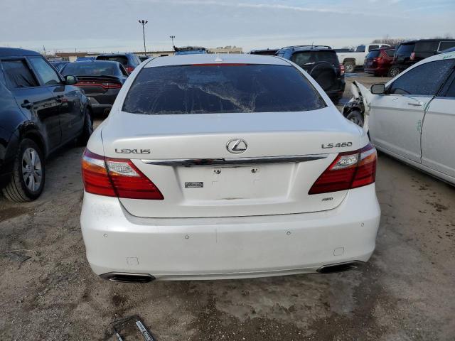 JTHCL5EFXA5005174 - 2010 LEXUS LS 460 WHITE photo 6