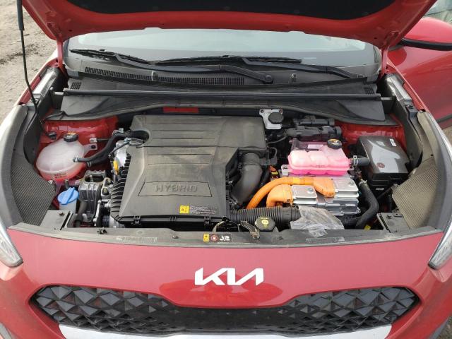 KNDCB3LC8N5546649 - 2022 KIA NIRO LX RED photo 12