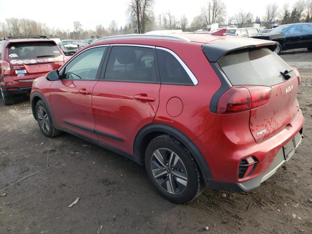 KNDCB3LC8N5546649 - 2022 KIA NIRO LX RED photo 2