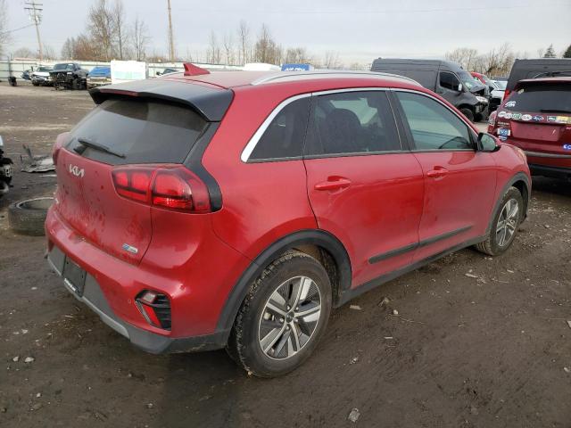 KNDCB3LC8N5546649 - 2022 KIA NIRO LX RED photo 3