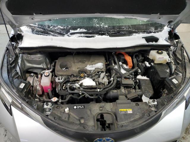 5TDYSKFCXMS037389 - 2021 TOYOTA SIENNA XLE SILVER photo 11