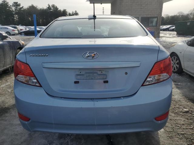 KMHCT4AE3EU744970 - 2014 HYUNDAI ACCENT GLS BLUE photo 6