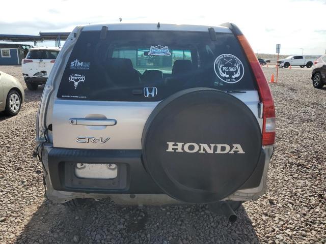 JHLRD78854C010531 - 2004 HONDA CR-V EX SILVER photo 6