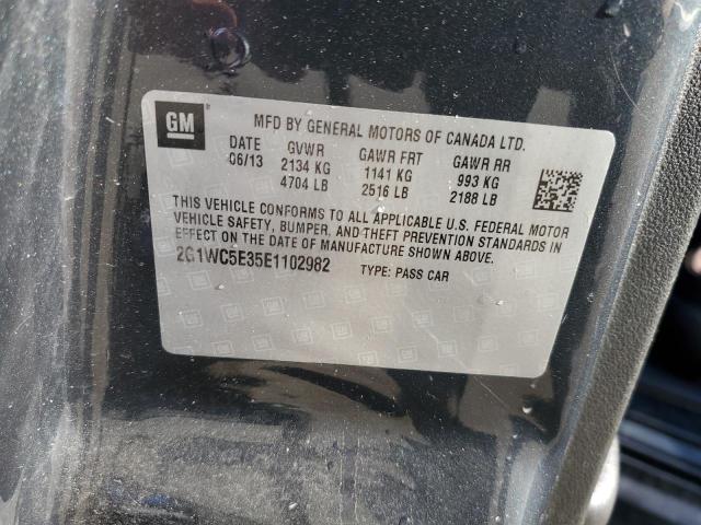 2G1WC5E35E1102982 - 2014 CHEVROLET IMPALA LIM LTZ CHARCOAL photo 12