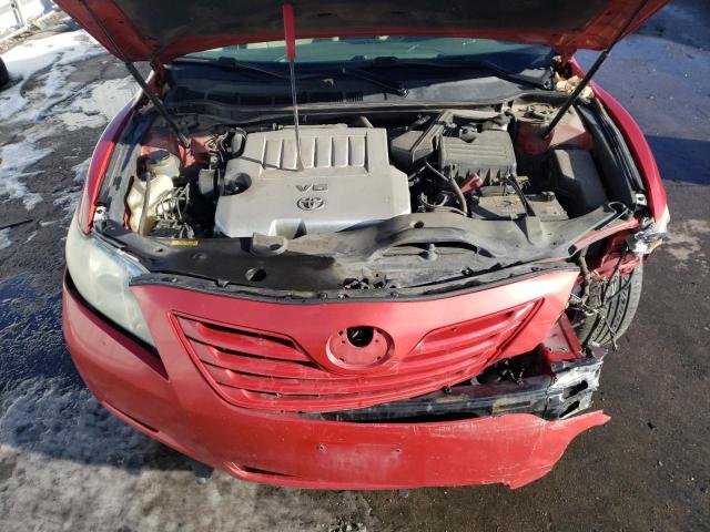 4T1BK46K67U022361 - 2007 TOYOTA CAMRY LE RED photo 11