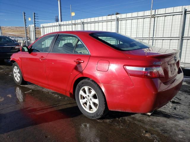 4T1BK46K67U022361 - 2007 TOYOTA CAMRY LE RED photo 2