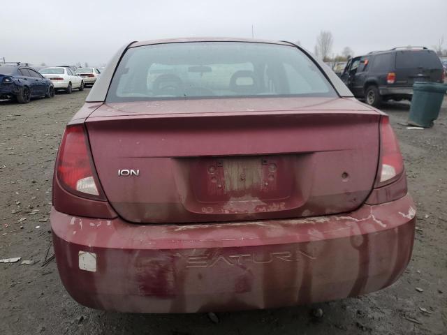 1G8AG52F14Z117323 - 2004 SATURN ION LEVEL 1 RED photo 6