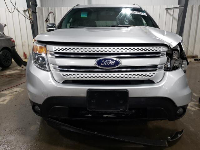 1FM5K8D80FGB40821 - 2015 FORD EXPLORER XLT SILVER photo 5