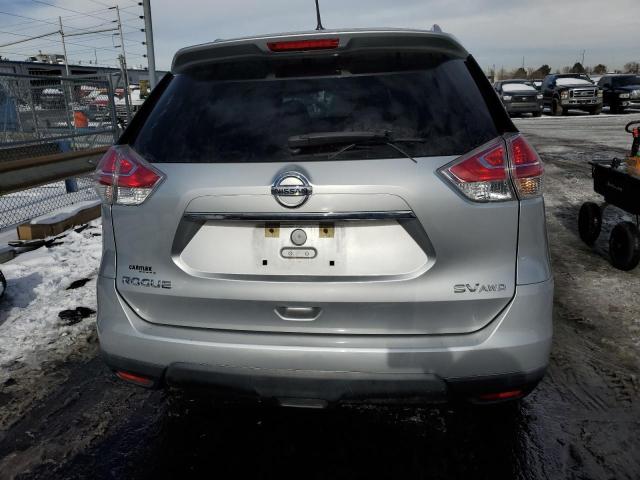 KNMAT2MV9FP548057 - 2015 NISSAN ROGUE S SILVER photo 6