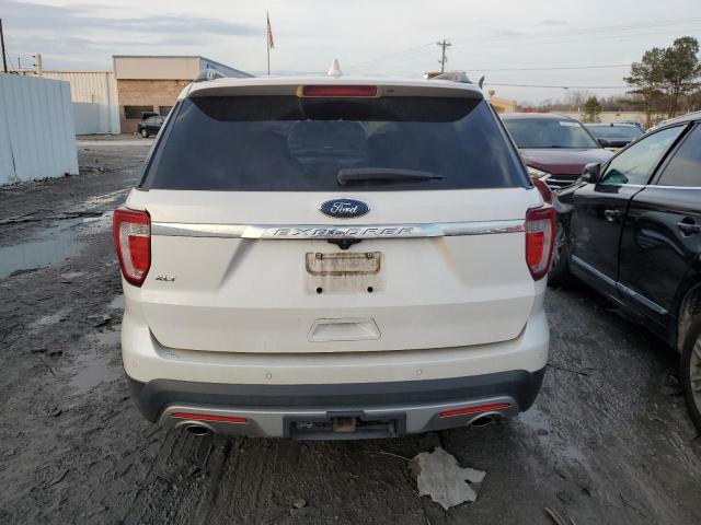 1FM5K7D89HGC51199 - 2017 FORD EXPLORER XLT WHITE photo 6