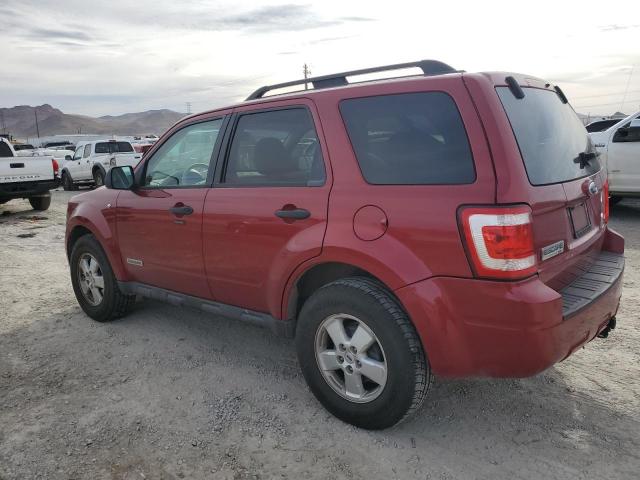 1FMCU93178KA86607 - 2008 FORD ESCAPE XLT BURGUNDY photo 2