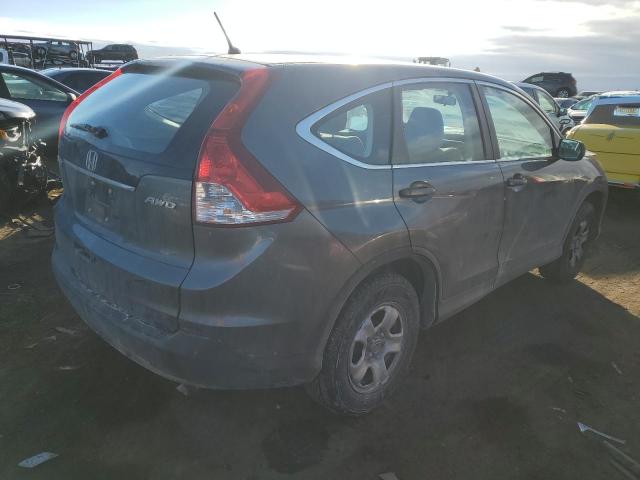 2HKRM4H36CH622286 - 2012 HONDA CR-V LX GRAY photo 3