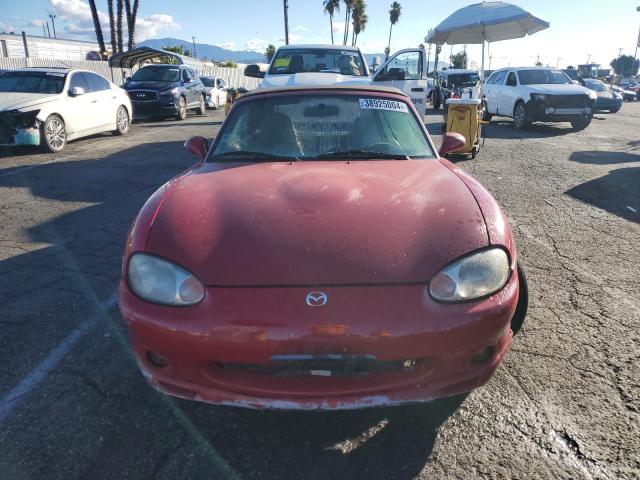 JM1NB3532Y0145850 - 2000 MAZDA MX-5 MIATA BASE RED photo 5