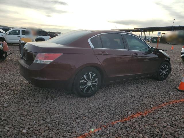 1HGCP26349A028494 - 2009 HONDA ACCORD LX RED photo 3