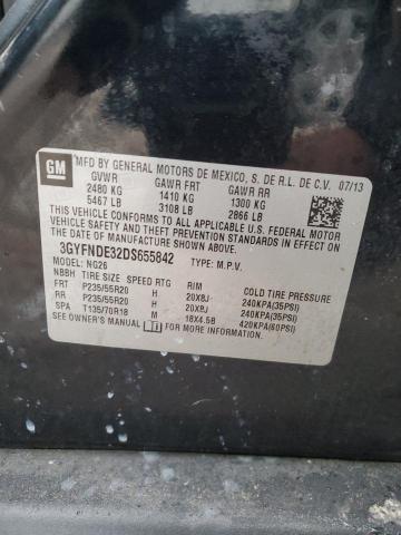 3GYFNDE32DS655842 - 2013 CADILLAC SRX PERFORMANCE COLLECTION Қара фото 13