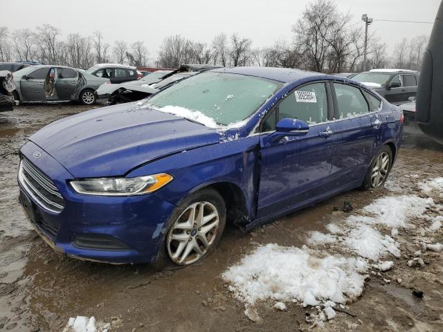 1FA6P0H73E5350794 - 2014 FORD FUSION SE BLUE photo 1