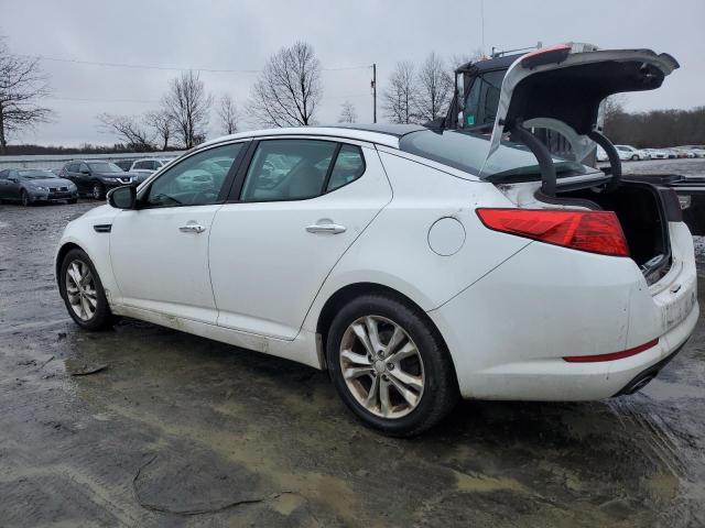 5XXGN4A77DG126380 - 2013 KIA OPTIMA EX WHITE photo 2