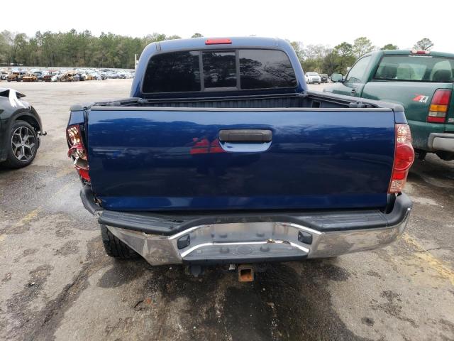 3TMLU42N58M016205 - 2008 TOYOTA TACOMA DOUBLE CAB BLUE photo 6