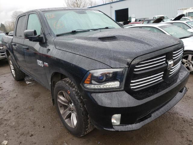 1C6RR7MTXFS596247 - 2015 RAM 1500 SPORT BLACK photo 1