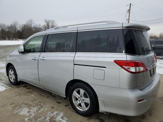 JN8AE2KP0D9068476 - 2013 NISSAN QUEST S SILVER photo 2