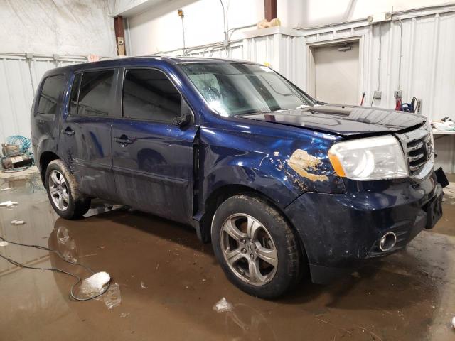 5FNYF4H45EB039627 - 2014 HONDA PILOT EX BLUE photo 4