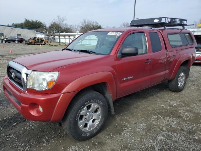 5TEUU42N45Z088824 - 2005 TOYOTA TACOMA ACCESS CAB RED photo 1