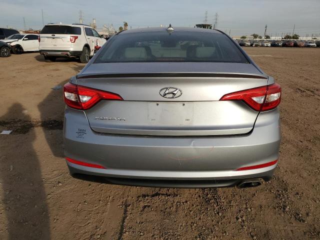 5NPE24AF9FH066293 - 2015 HYUNDAI SONATA SE SILVER photo 6