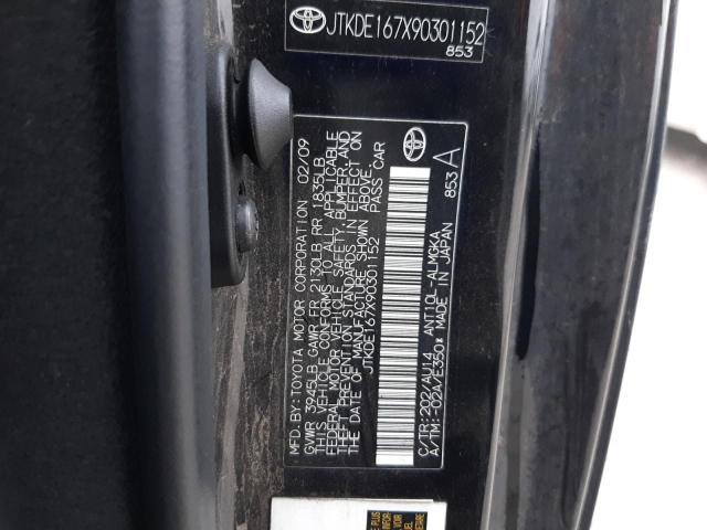 JTKDE167X90301152 - 2009 TOYOTA SCION TC 黑色 照片 12