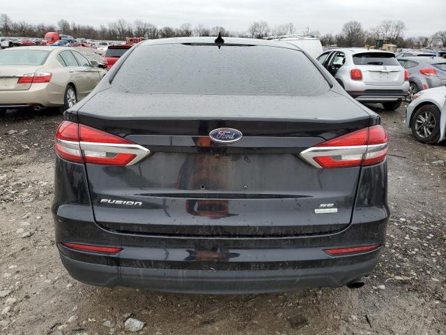 3FA6P0HD2LR261749 - 2020 FORD FUSION SE BLACK photo 6