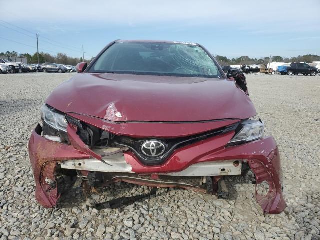 4T1B11HK3KU745107 - 2019 TOYOTA CAMRY L BURGUNDY photo 5